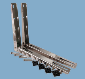 Стойка за климатик L= 480 ИНОКС - ОГЛЕДАЛНО ПОЛИРАНА