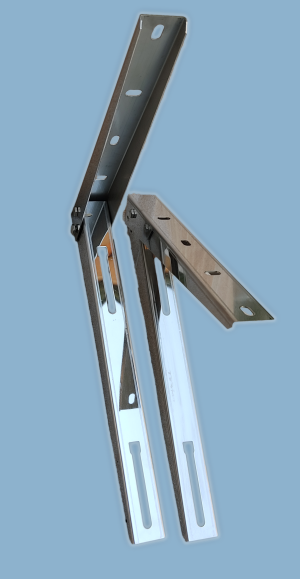 Стойка за климатик L= 480 ИНОКС - ОГЛЕДАЛНО ПОЛИРАНА