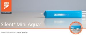 Дренажна ( кондензна ) помпа Aspen Silent+ Mini Aqua (5th Gen) Ниво на шум16 dB(A) @ 1 m