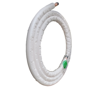 Изолирани медни тръби по 3м в руло  ф5/8 за монтаж на климатици